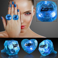 5 Day Imprinted Huge Blue Gem Assorted Style Lighted Rings